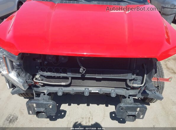 1FTEX1CB3JKF44681 2018 FORD F150 Оранжевый Вид задней части салона