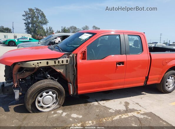 1FTEX1CB3JKF44681 2018 FORD F150 Оранжевый Панорамный вид салона 360°