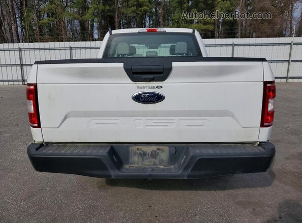 1FTEX1CB4JFC17019 2018 FORD F150 White Вид ззаду