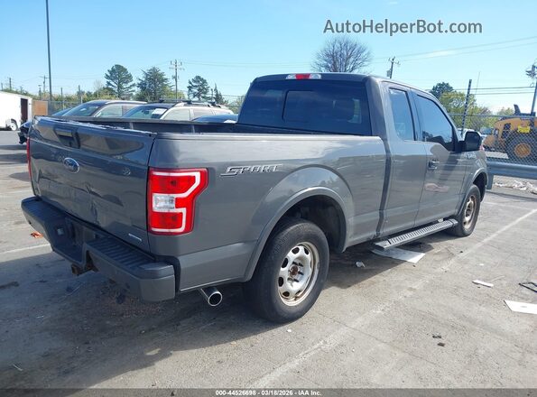 1FTEX1CG3JFB50683 2018 FORD F150 Gray Tył prawy
