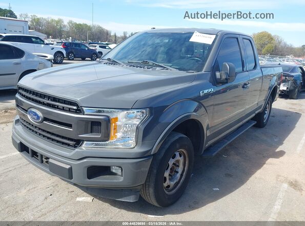 1FTEX1CG3JFB50683 2018 FORD F150 Gray Przód lewy