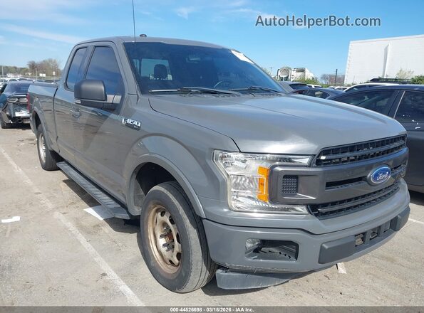 1FTEX1CG3JFB50683 2018 FORD F150 Gray Przód prawy