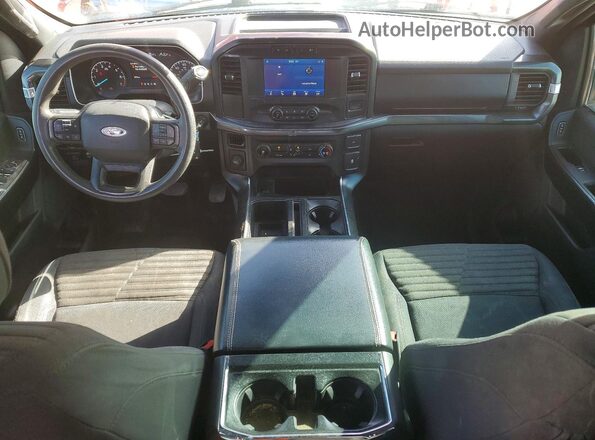 1FTEX1CP1MKD60842 2021 FORD F150 Красный Вид панели приборов