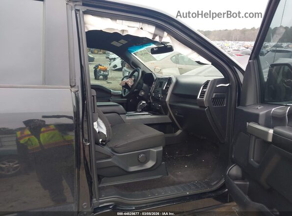 1FTEX1CP9GKF79424 2016 FORD F150 Black Front interior view
