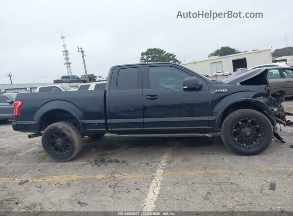 1FTEX1CP9GKF79424 2016 FORD F150 Black Rear interior view