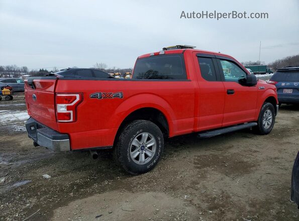 1FTEX1EB3LKD14588 2020 FORD F150 Красный Задняя правая четверть