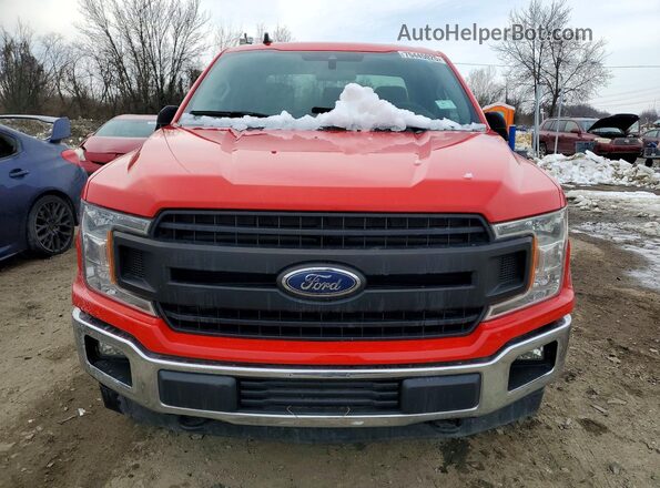 1FTEX1EB3LKD14588 2020 FORD F150 Красный Вид спереди