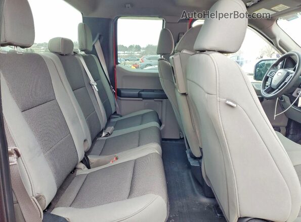 1FTEX1EB3LKD14588 2020 FORD F150 Красный Вид задних сидений