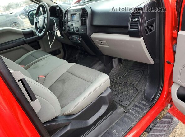 1FTEX1EB3LKD14588 2020 FORD F150 Красный Вид панели приборов