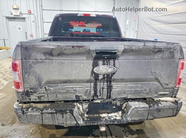 1FTEX1EP0KKC17813 2019 FORD F150 Burgundy Vista trasera
