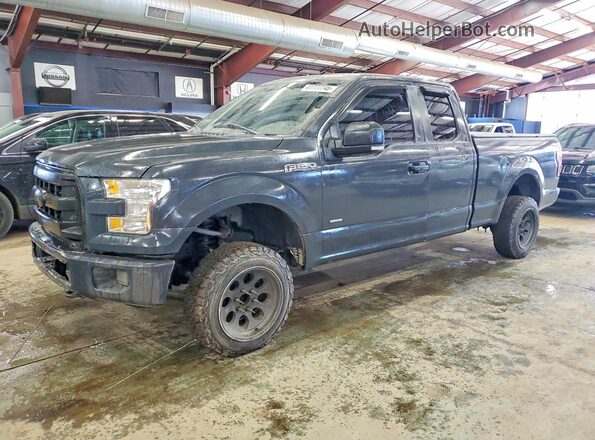 1FTEX1EP1GFB39770 2016 FORD F150 Gray Vista tres cuartos delantera izquierda