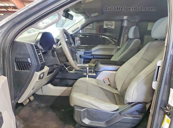 1FTEX1EP1GFB39770 2016 FORD F150 Gray Vista interior delantera