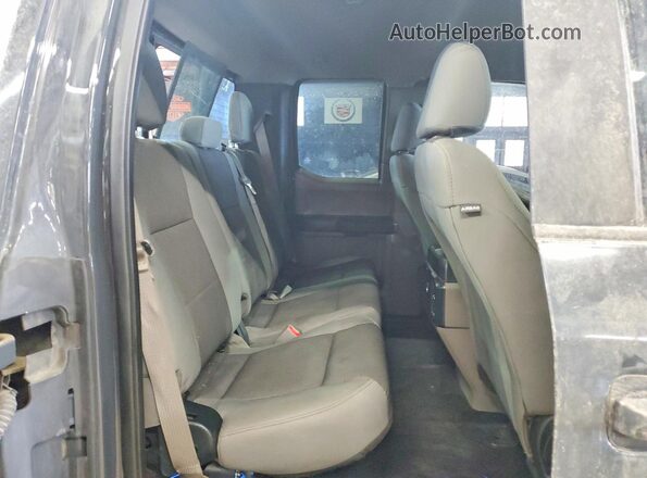 1FTEX1EP1GFB39770 2016 FORD F150 Gray Vista de los asientos traseros