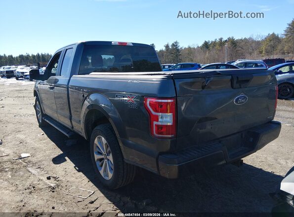1FTEX1EP1JFC24096 2018 FORD F150 Серый Задняя левая четверть