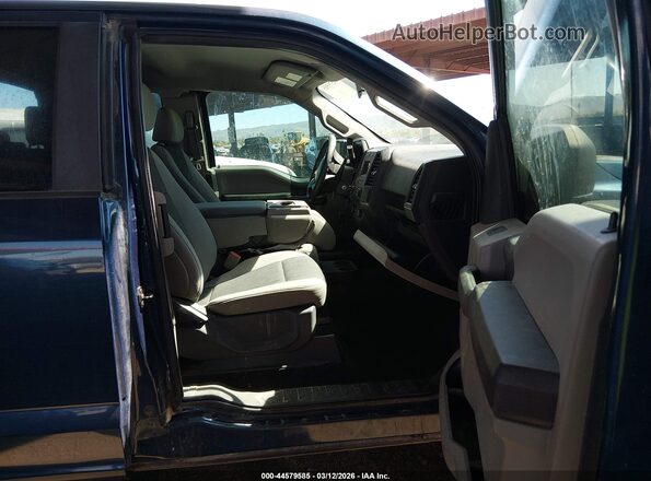 1FTEX1EP3JKE67013 2018 FORD F150 Синий Вид салона спереди