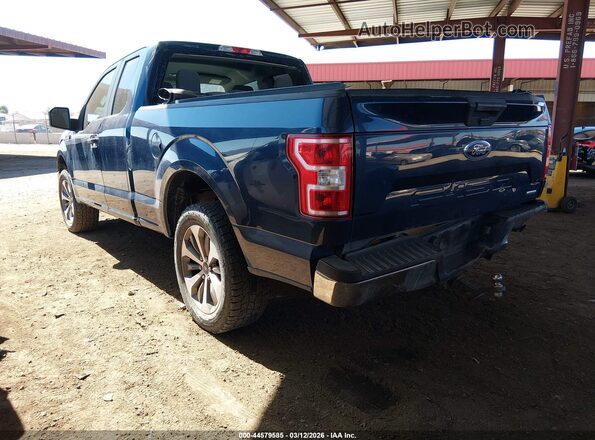 1FTEX1EP3JKE67013 2018 FORD F150 Синий Задняя левая четверть