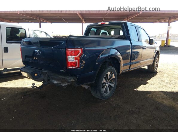 1FTEX1EP3JKE67013 2018 FORD F150 Синий Задняя правая четверть