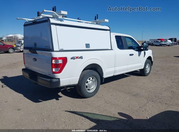 1FTEX1EP4MKF02954 2021 FORD F150 White Tył prawy