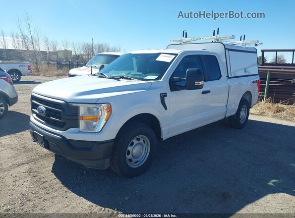 1FTEX1EP4MKF02954 2021 FORD F150 White Przód lewy