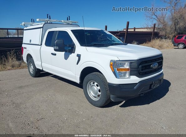 1FTEX1EP4MKF02954 2021 FORD F150 White Przód prawy