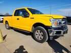 2018 Ford F150 Super Cab Желтый vin: 1FTEX1EP8JKE87712