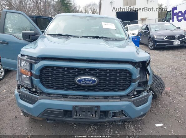 1FTEX1EP9PKD71010 2023 FORD F150 Синий Вид щитка приборов