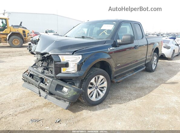 1FTEX1EPXHKC89496 2017 FORD F150 Черный Передняя левая четверть