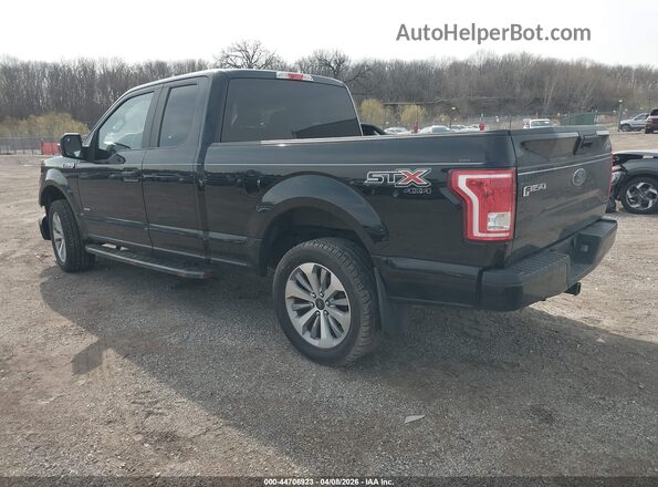 1FTEX1EPXHKC89496 2017 FORD F150 Черный Задняя левая четверть