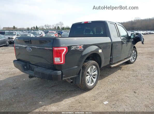 1FTEX1EPXHKC89496 2017 FORD F150 Черный Задняя правая четверть