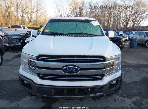 1FTFW1E58JFC90148 2018 FORD F150 Белый Вид щитка приборов