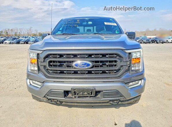 1FTFW1ED1NFB54750 2022 FORD F150 Серый Вид спереди