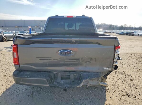 1FTFW1ED1NFB54750 2022 FORD F150 Серый Вид сзади
