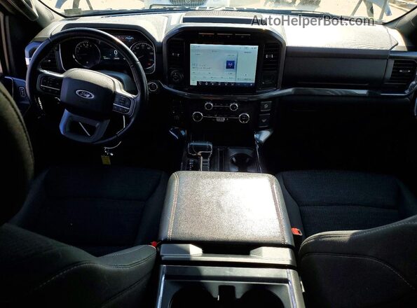 1FTFW1ED1NFB54750 2022 FORD F150 Серый Вид панели приборов