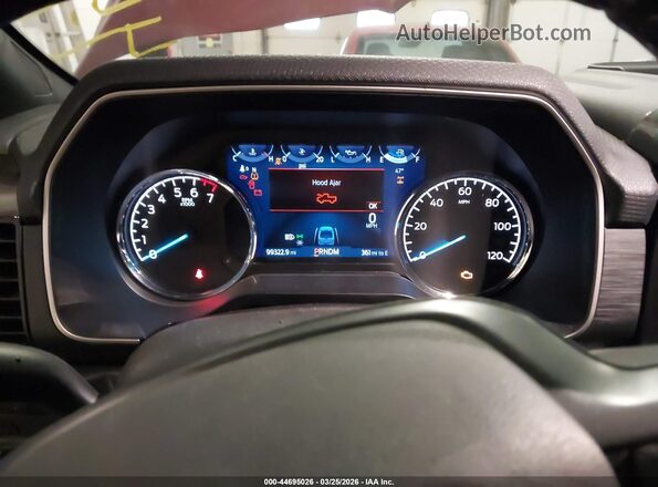 1FTFW1ED2NFA15808 2022 FORD F150 Темно-бордовый Вид задних сидений