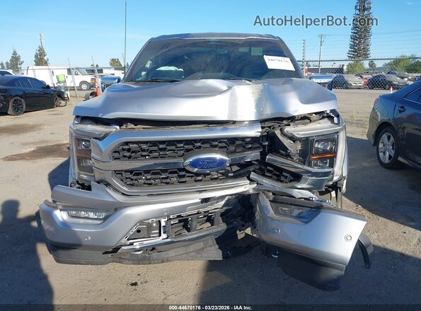 1FTFW1ED5NFB75309 2022 FORD F150 Серебряный Вид щитка приборов