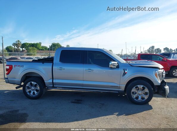 1FTFW1ED5NFB75309 2022 FORD F150 Серебряный Вид задней части салона