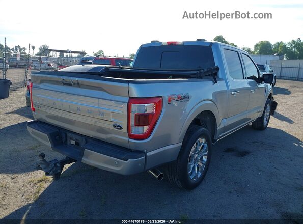 1FTFW1ED5NFB75309 2022 FORD F150 Серебряный Задняя правая четверть