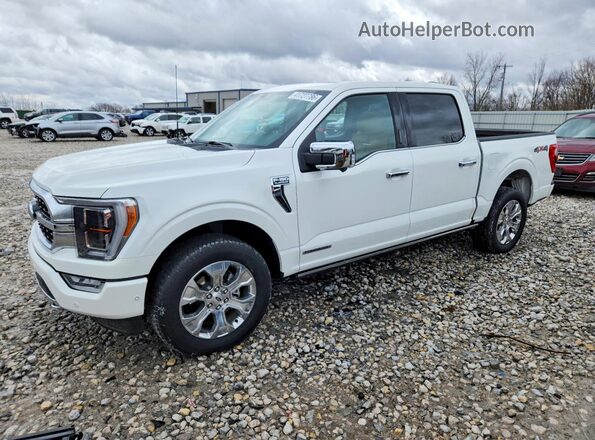 1FTFW1ED9NFB16411 2022 FORD F150 Белый Передняя левая четверть