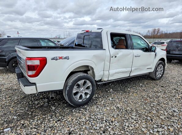 1FTFW1ED9NFB16411 2022 FORD F150 Белый Задняя правая четверть