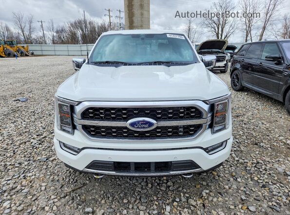 1FTFW1ED9NFB16411 2022 FORD F150 Белый Вид спереди