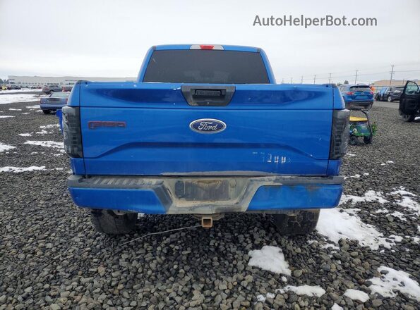 1FTFW1EF7GFA25903 2016 FORD F150 Синий Вид сзади