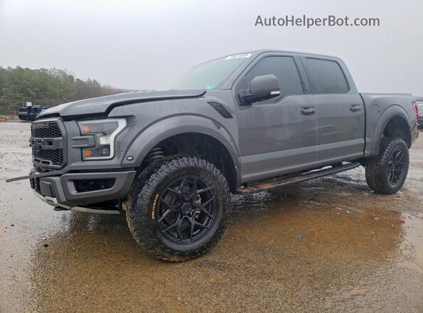 1FTFW1RG1JFD26029 2018 FORD F150 Серый Передняя левая четверть