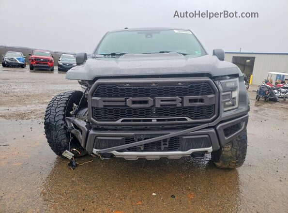 1FTFW1RG1JFD26029 2018 FORD F150 Серый Вид спереди