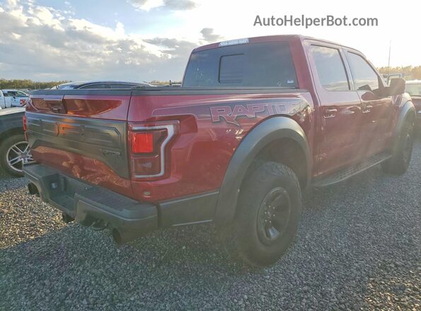 1FTFW1RG3JFC76833 2018 FORD F150 Красный Задняя правая четверть