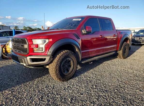 1FTFW1RG3JFC76833 2018 FORD F150 Красный Передняя левая четверть
