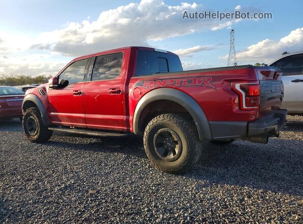 1FTFW1RG3JFC76833 2018 FORD F150 Красный Задняя левая четверть