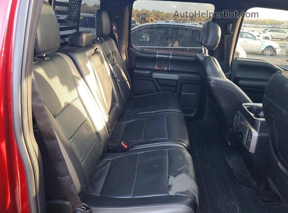 1FTFW1RG3JFC76833 2018 FORD F150 Красный Вид задних сидений