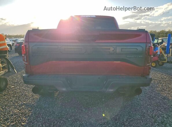 1FTFW1RG3JFC76833 2018 FORD F150 Красный Вид сзади
