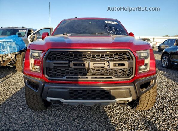 1FTFW1RG3JFC76833 2018 FORD F150 Красный Вид спереди