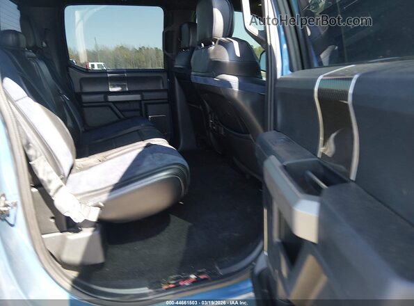 1FTFW1RG7KFC17110 2019 FORD F150 Blue Vista de la etiqueta del VIN